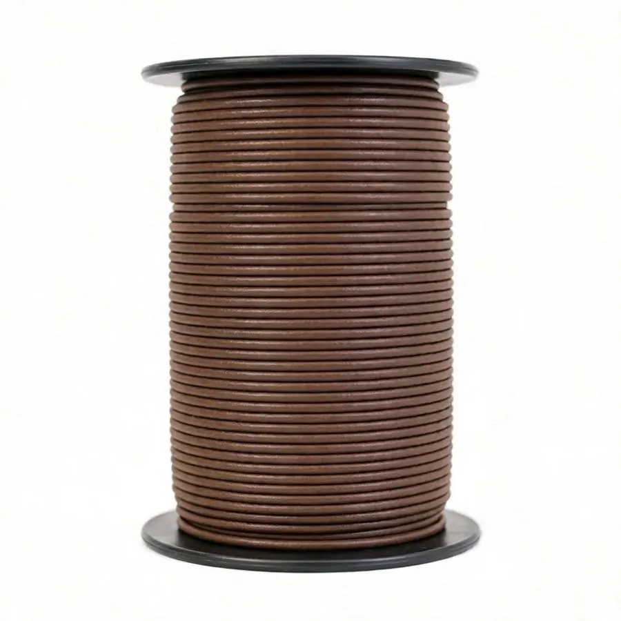 Cordón de cuero Marrón